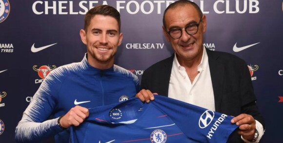 Jorginho fulgte Sarri til Chelsea